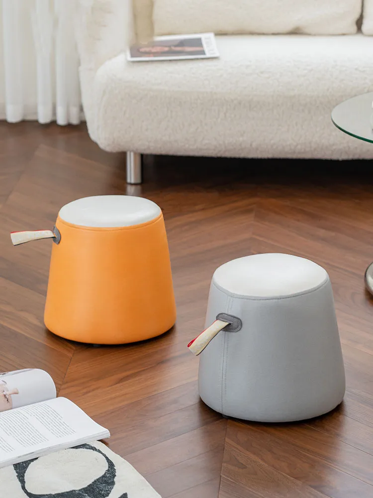 Nordic living room small stool home sitting pier leather pier sofa round stool changing shoes low stool home door
Nordic living room small stool home sitting pier leather pier sofa round stool changing shoes low stool home door
