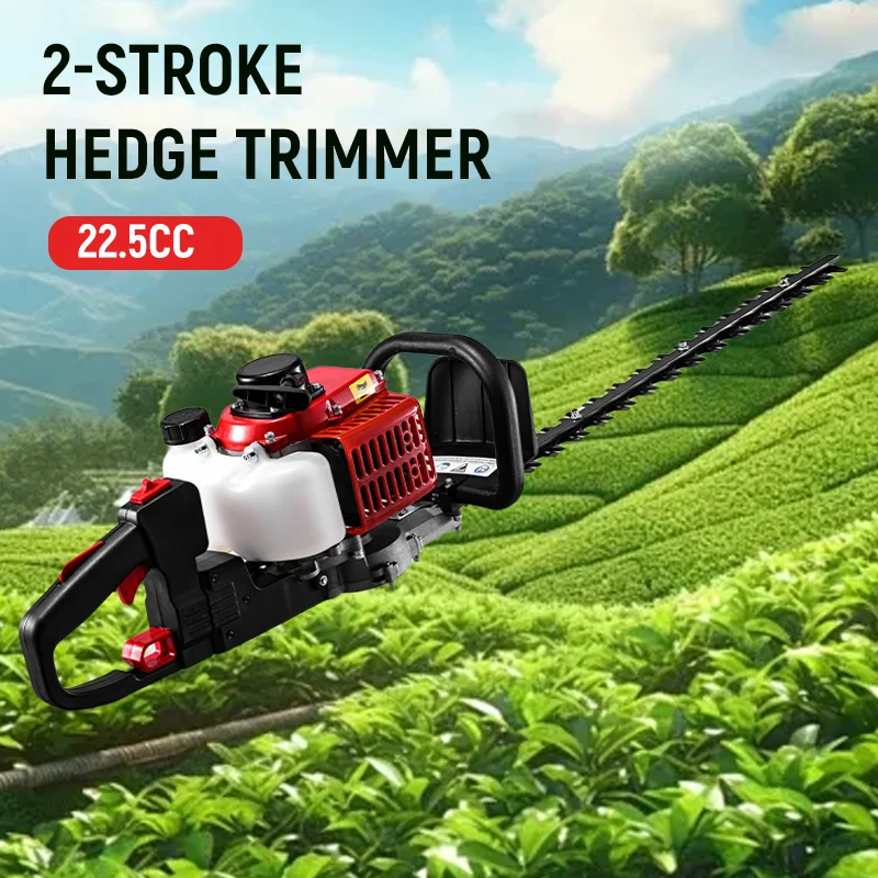 2-Stroke Petrol Hedge Trimmer Outdoor Power Shears Garden Tree Pruner Tea Tree Pruning Irrigation Cutter for Garden Care
2-Stroke Petrol Hedge Trimmer Outdoor Power Shears Garden Tree Pruner Tea Tree Pruning Irrigation Cutter for Garden Care