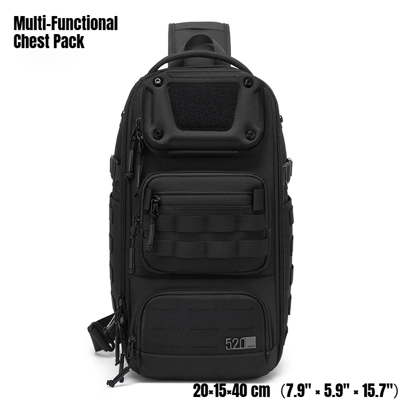 Men Chest Pack Tactical Sling Bag Waterproof Multi-Functional Wear Resistant Outdoor Crossbody Shoulder Bag
Men Chest Pack Tactical Sling Bag Waterproof Multi-Functional Wear Resistant Outdoor Crossbody Shoulder Bag