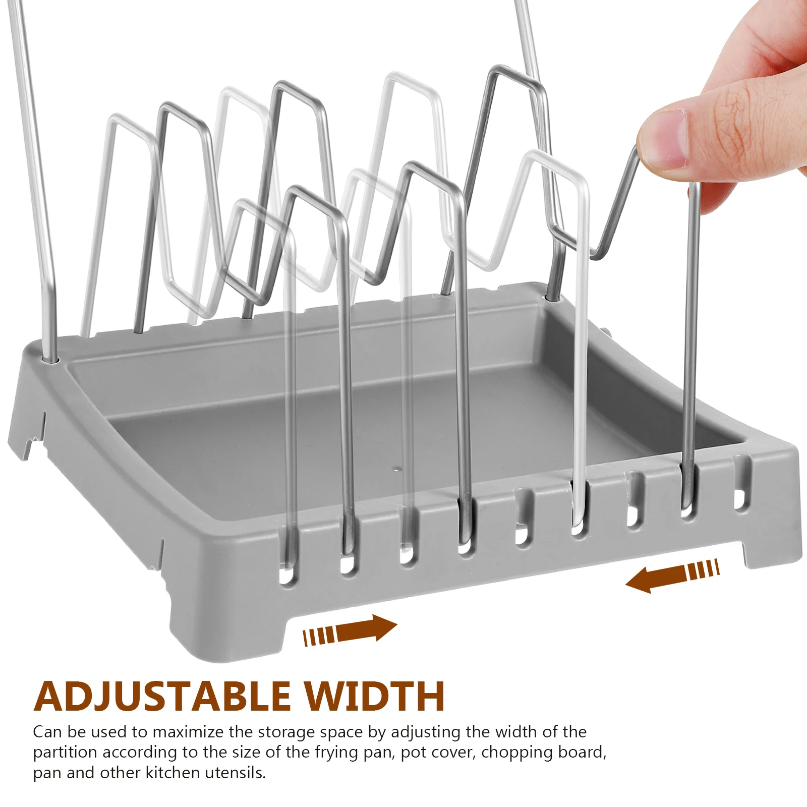 2pcs Lid Organizer Rack Kitchen Storage Pan Cover Rest Cutting Board Holder Home Cover Lid Stand Organizer Gadgets
2pcs Lid Organizer Rack Kitchen Storage Pan Cover Rest Cutting Board Holder Home Cover Lid Stand Organizer Gadgets