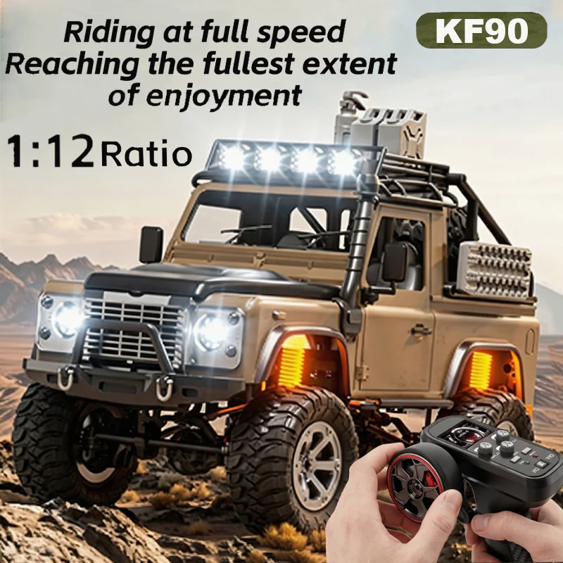 KF90 1/12 Scale Off-Road 4WD Climbing Car with 6 Light Modes Remote Control Pickup Truck Toys for Kids Boys Gift Adventure Play
KF90 1/12 Scale Off-Road 4WD Climbing Car with 6 Light Modes Remote Control Pickup Truck Toys for Kids Boys Gift Adventure Play
