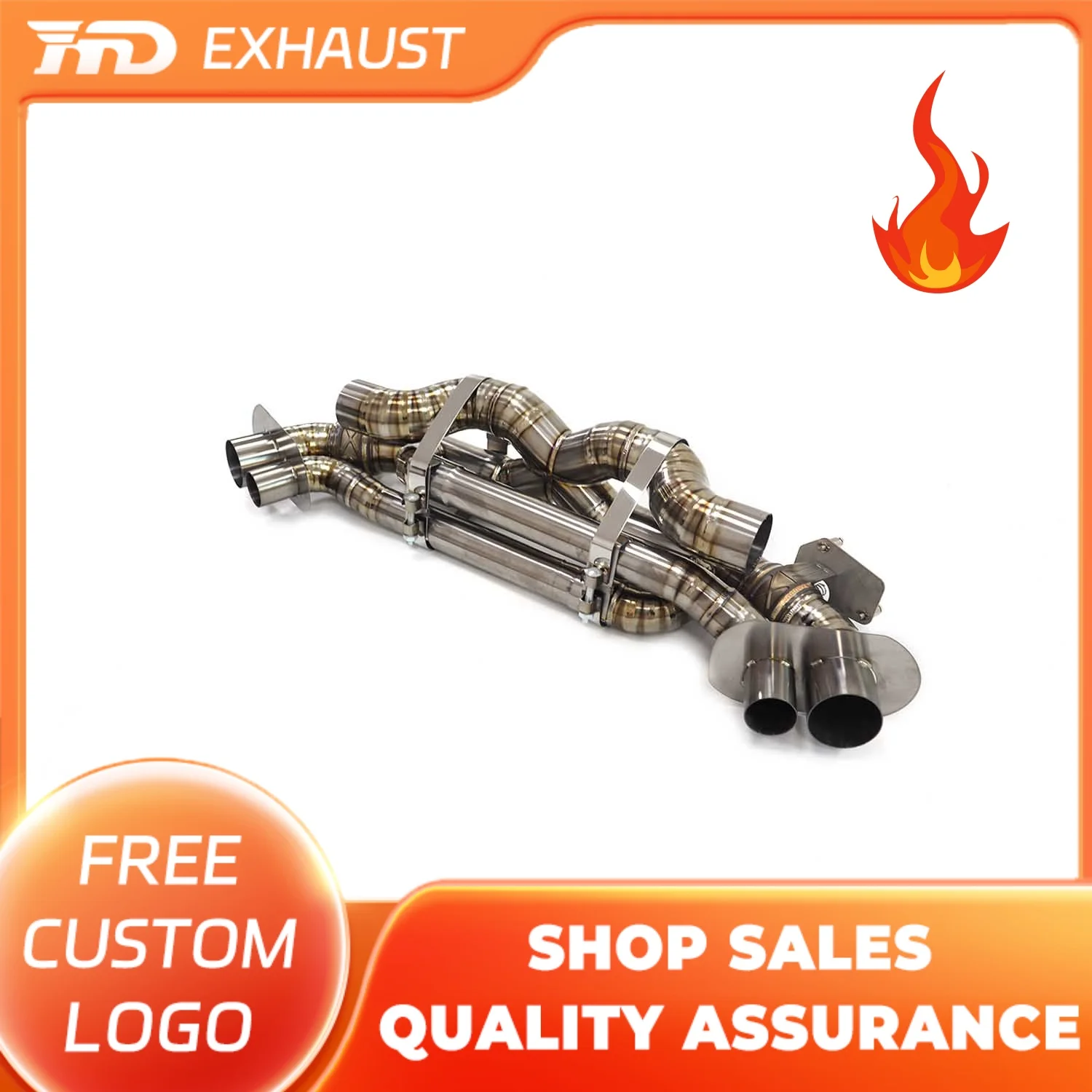 HMD Exclusive customization Titanium Exhaust System Performance Catback for Porsche 911 992 Muffler With Valves
HMD Exclusive customization Titanium Exhaust System Performance Catback for Porsche 911 992 Muffler With Valves