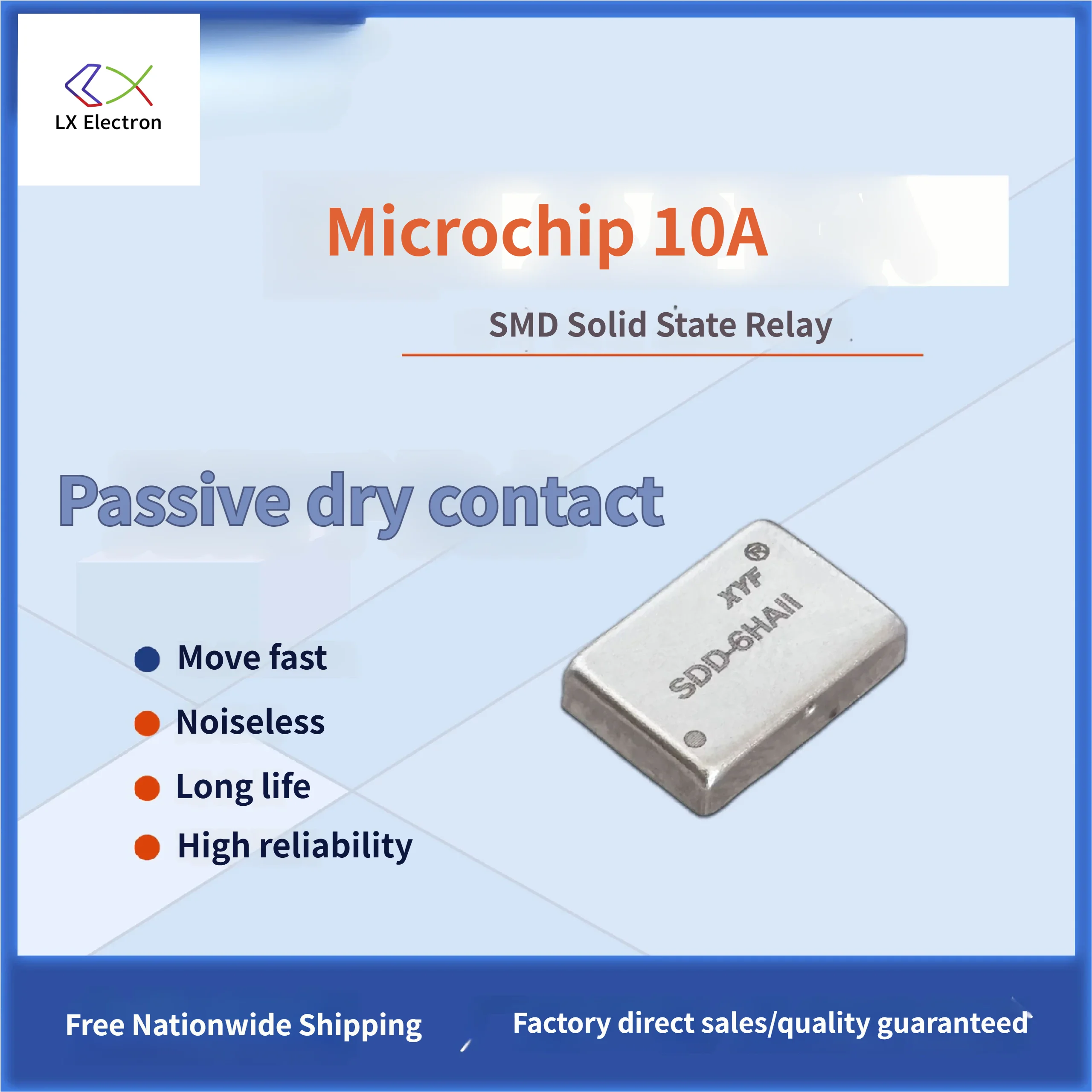 1-10pcs SDD-6HAII Mini Dual-Channel NO SSR MCU-Compatible Low Power Long Life Solid State Relay
1-10pcs SDD-6HAII Mini Dual-Channel NO SSR MCU-Compatible Low Power Long Life Solid State Relay