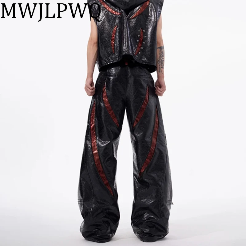 MWJLPWQ Crack Texture Darkly Spliced Sets High Street Rivet Hooded Jacket Machete Loose Wide Leg Trousers Summer Fashion 010792
MWJLPWQ Crack Texture Darkly Spliced Sets High Street Rivet Hooded Jacket Machete Loose Wide Leg Trousers Summer Fashion 010792