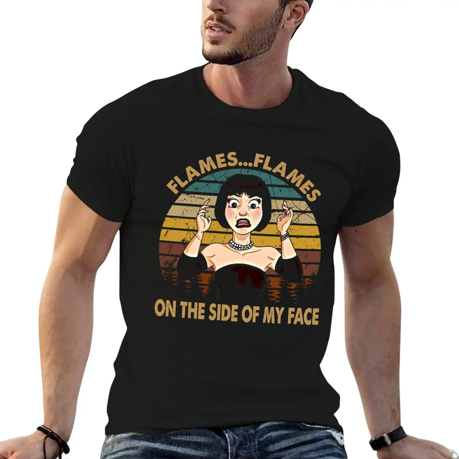 Vintage Design Clue Films - Flames...Flames On The Side Of My Face T-Shirt funny shirt cotton cotton man t-shirts men clothing
Vintage Design Clue Films - Flames...Flames On The Side Of My Face T-Shirt funny shirt cotton cotton man t-shirts men clothing