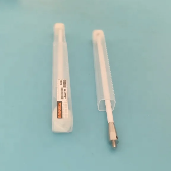 Renishaw Ruby Ball Styli A-5000-8156, Ceramic Stem Stylus 6 mm Ball Dia, 135 mm Effective Working Length
Renishaw Ruby Ball Styli A-5000-8156, Ceramic Stem Stylus 6 mm Ball Dia, 135 mm Effective Working Length
