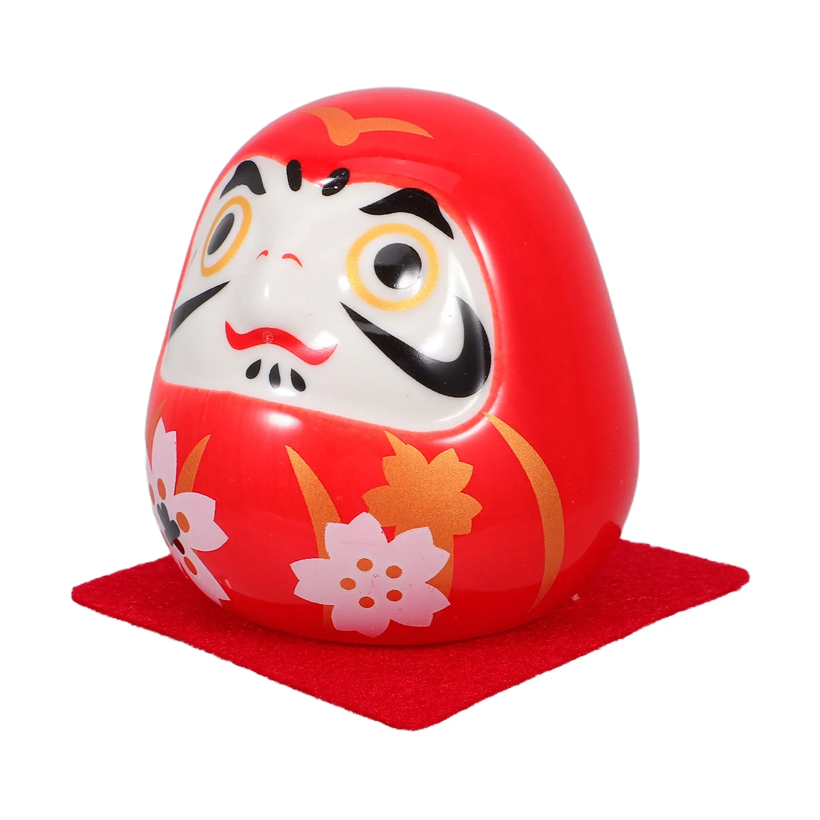 Ceramic Dharma Egg Ornament Cherry Blossom Design Mini Good Luck Statue Traditional Japanese Decor Feng Shui
Ceramic Dharma Egg Ornament Cherry Blossom Design Mini Good Luck Statue Traditional Japanese Decor Feng Shui