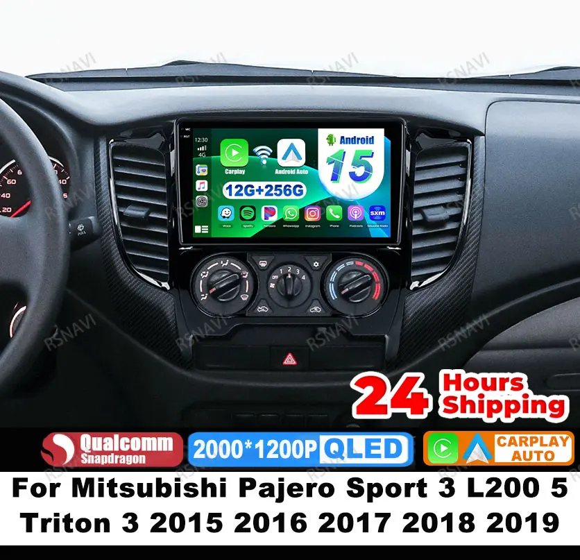 Автомобильный радиоприемник Android 15 для Mitsubishi Pajero Sport 3 L200 5 Triton 3 2015 2016 2017 2018 2019 Мультимедиа BT 4G LTE Head Unit DVD
Автомобильный радиоприемник Android 15 для Mitsubishi Pajero Sport 3 L200 5 Triton 3 2015 2016 2017 2018 2019 Мультимедиа BT 4G LTE Head Unit DVD