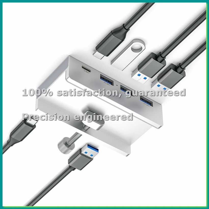 USB 3.0 Type C HUB, внешний многопортовый разветвитель из алюминиевого сплава, высокоскоростное расширение возможностей, передача данных 5 Гбит/с для настольных компьютеров - PZZW
USB 3.0 Type C HUB, внешний многопортовый разветвитель из алюминиевого сплава, высокоскоростное расширение возможностей, передача данных 5 Гбит/с для настольных компьютеров - PZZW