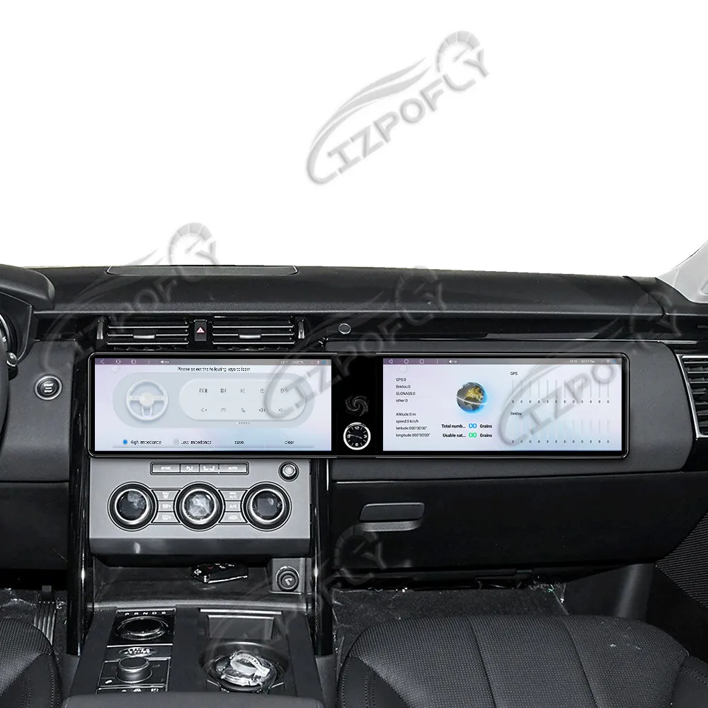 12,3-дюймовый автомобильный радиоприемник с двойным экраном Android для Land Rover Discovery 5 2017-2019, оригинальный 10,25-дюймовый мультимедийный CarPlay с GPS-приемником
12,3-дюймовый автомобильный радиоприемник с двойным экраном Android для Land Rover Discovery 5 2017-2019, оригинальный 10,25-дюймовый мультимедийный CarPlay с GPS-приемником