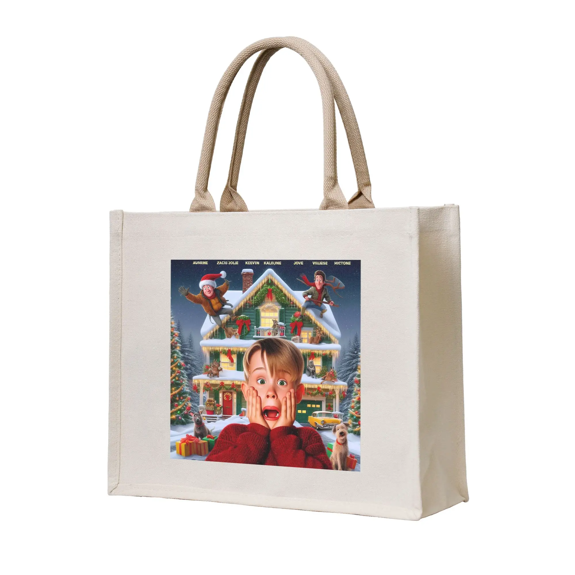 Home - Comedy Film Home Alone Funny Shopping Bags Canvas The Tote Bag Foldable for Ladies Shoulder Tote Travel Handbag
Home - Comedy Film Home Alone Funny Shopping Bags Canvas The Tote Bag Foldable for Ladies Shoulder Tote Travel Handbag
