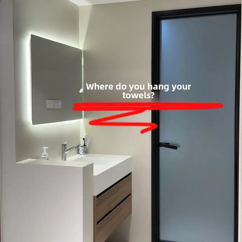 No-Drill Towel Bar Holder Wall Mounted Kitchen Sink Drying Rack Towel Rack Drain Bag Home Cleaning Tools by Jinluohai
No-Drill Towel Bar Holder Wall Mounted Kitchen Sink Drying Rack Towel Rack Drain Bag Home Cleaning Tools by Jinluohai