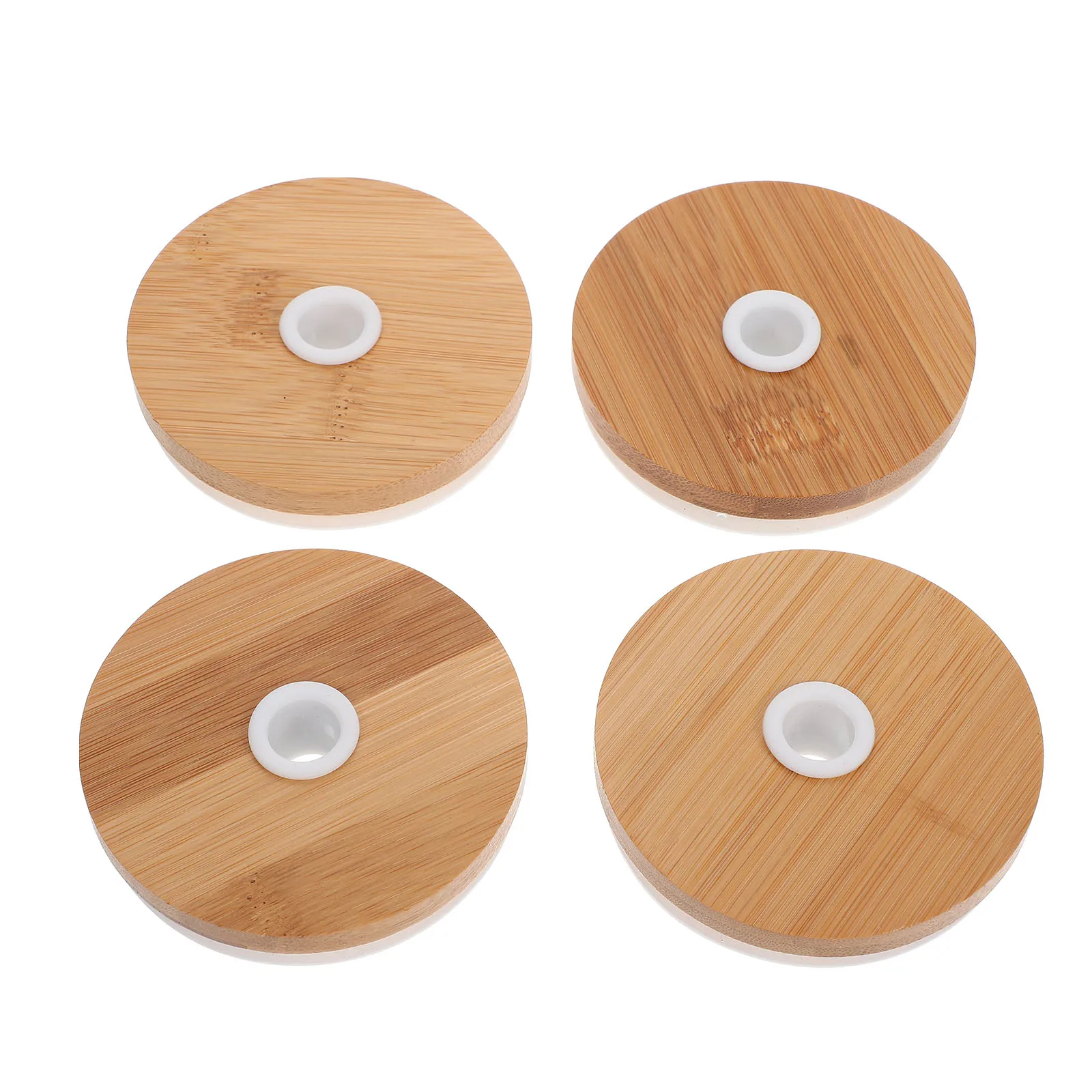4pcs Mason Jar Lids Bamboo Wide Mouth Airtight Seals Compatible Camping Home Straw Hole Food Storage Kitchen Bar
4pcs Mason Jar Lids Bamboo Wide Mouth Airtight Seals Compatible Camping Home Straw Hole Food Storage Kitchen Bar