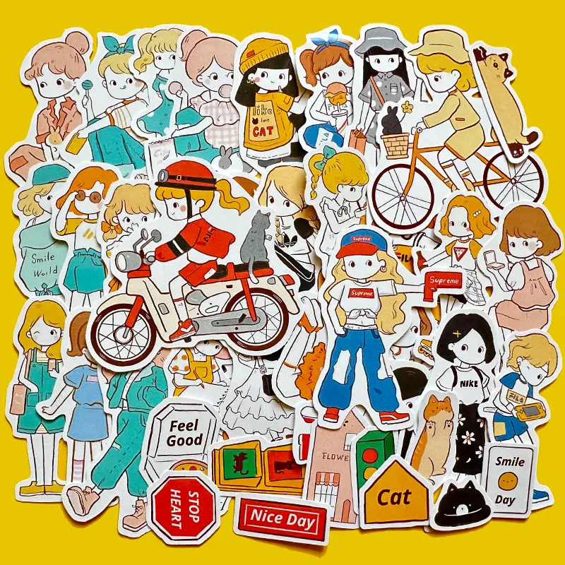 40PCS Cute Girl Character Kawaii Heart Stickers DIY Decor for Phone Case Laptop Water Cup Journal Scrapbook
40PCS Cute Girl Character Kawaii Heart Stickers DIY Decor for Phone Case Laptop Water Cup Journal Scrapbook