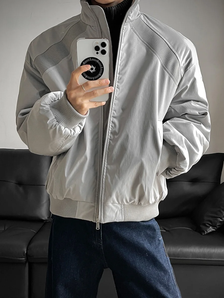 American Deconstructed Stand Collar Thiened Cotton Jaet Men's Winter Warm Flng Jaet Casual Outerwear Polyester Filling
American Deconstructed Stand Collar Thiened Cotton Jaet Men's Winter Warm Flng Jaet Casual Outerwear Polyester Filling