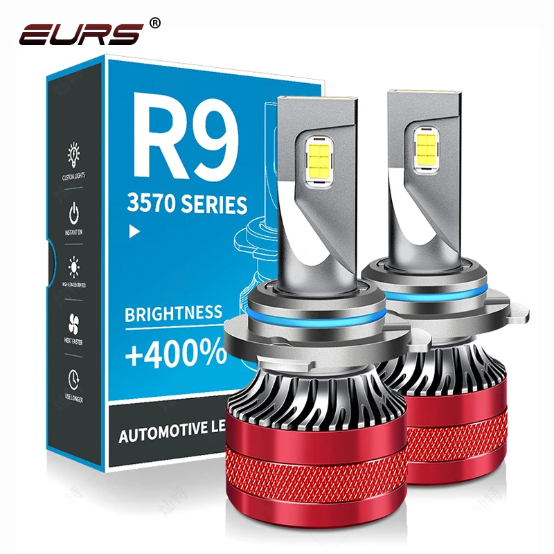 EURS 2PCS Super Bright H4 LED High Power Car Headlight H1 H4 H7 H11 9005 9006 9012 Fan Car Light Bulbs Automobiles Auto Lamp R9
EURS 2PCS Super Bright H4 LED High Power Car Headlight H1 H4 H7 H11 9005 9006 9012 Fan Car Light Bulbs Automobiles Auto Lamp R9
