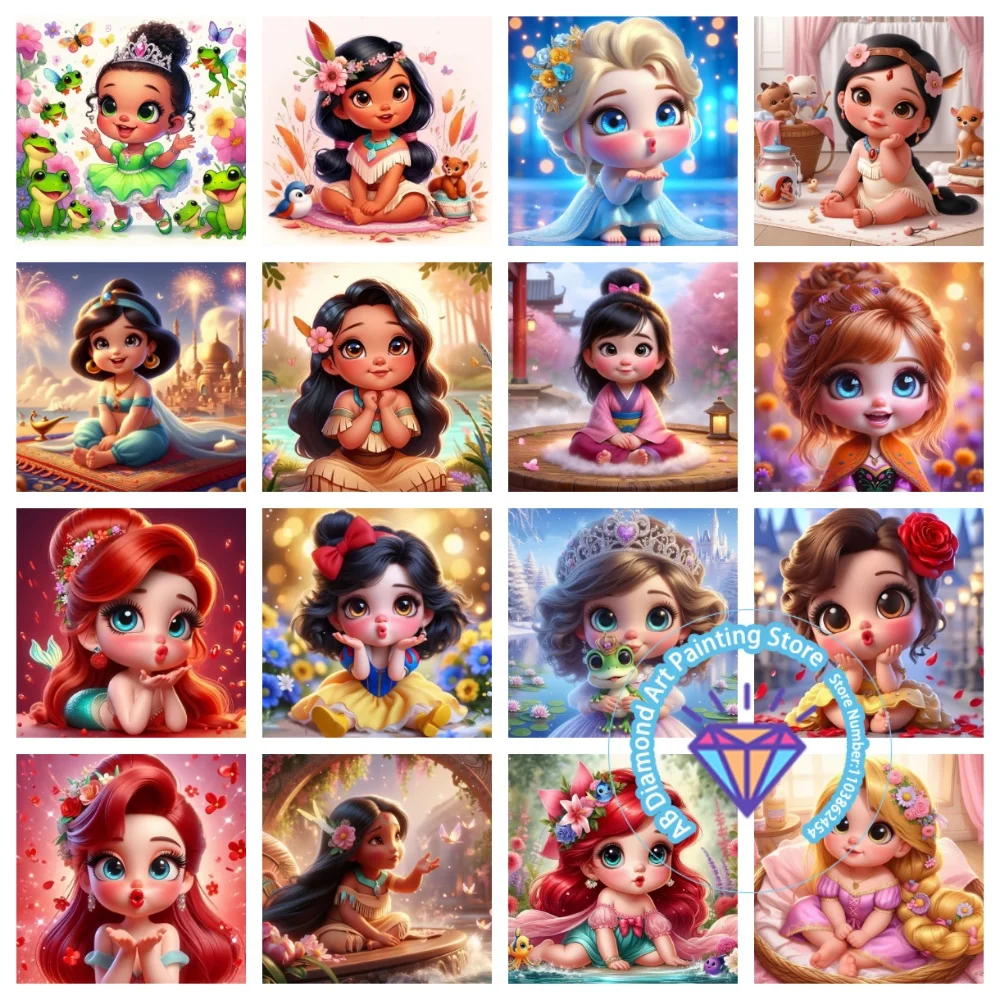 Frozen Elsa Rapunzel Princess AB Diamond Painting Kit Square Round Diamond 5D DIY Mosaic Handmade Art Exquisite Gift Home Decor
Frozen Elsa Rapunzel Princess AB Diamond Painting Kit Square Round Diamond 5D DIY Mosaic Handmade Art Exquisite Gift Home Decor