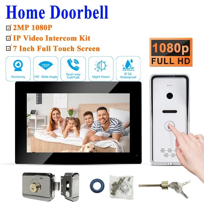 High cost performance Doorphone Camera 1080P Outdoor Video Door Bell AC Power Alexa Door Phone Maximum Support128Gcard
High cost performance Doorphone Camera 1080P Outdoor Video Door Bell AC Power Alexa Door Phone Maximum Support128Gcard