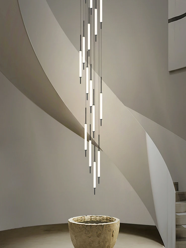 Modern Pendant Light Attic Staircase Living room Lighting Chandelier LED golden black Long line Hanging Long Branch Chandelier
Modern Pendant Light Attic Staircase Living room Lighting Chandelier LED golden black Long line Hanging Long Branch Chandelier