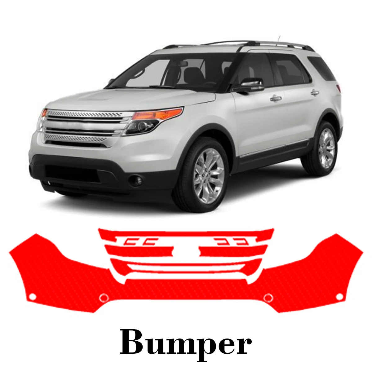 Car Precut Paint Protection Film Front Bumper Anti-scratch Exterior TPU PPF For Ford Explorer 2011-2015
Car Precut Paint Protection Film Front Bumper Anti-scratch Exterior TPU PPF For Ford Explorer 2011-2015