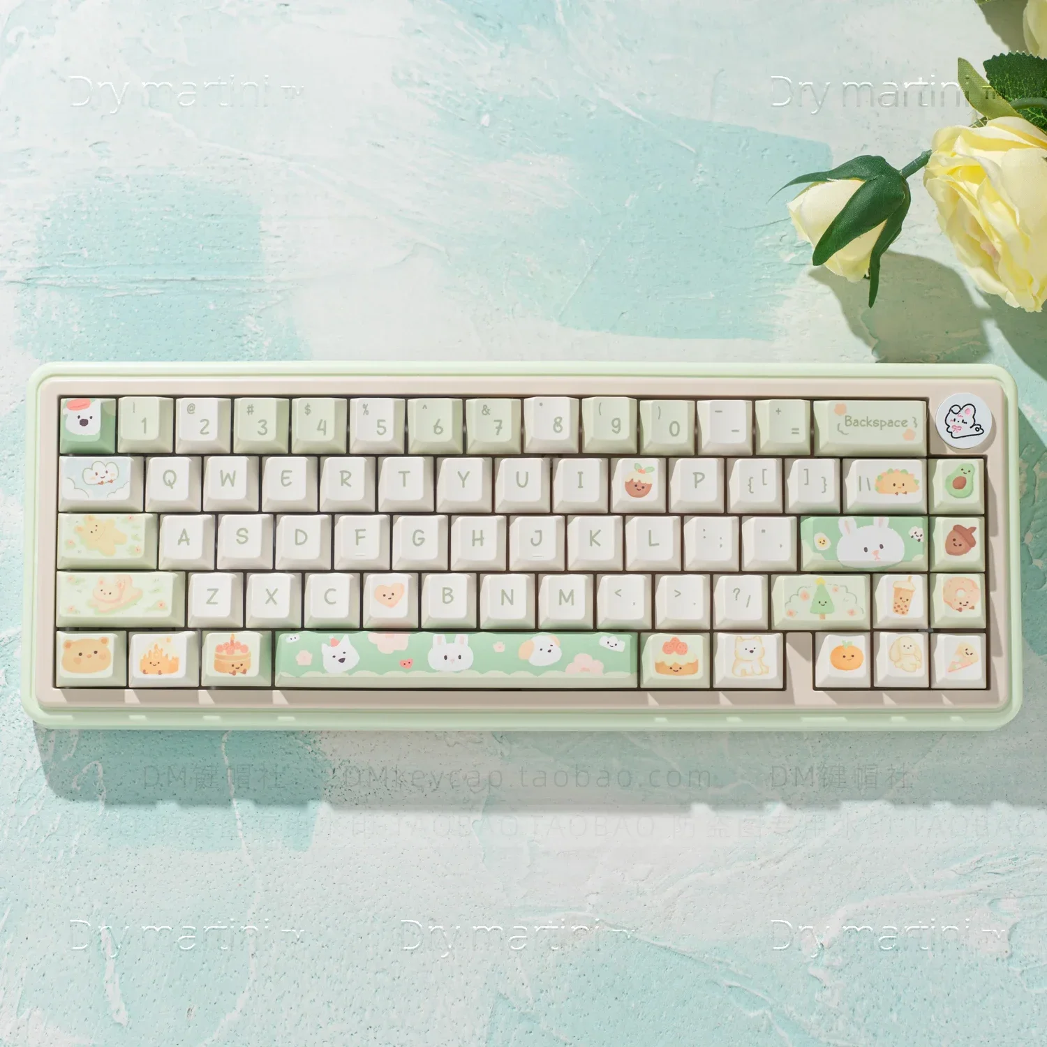 Geely cat keycap original height PBT hot sublimation small full set of adaptations 61/68/84/HI75, etc
Geely cat keycap original height PBT hot sublimation small full set of adaptations 61/68/84/HI75, etc