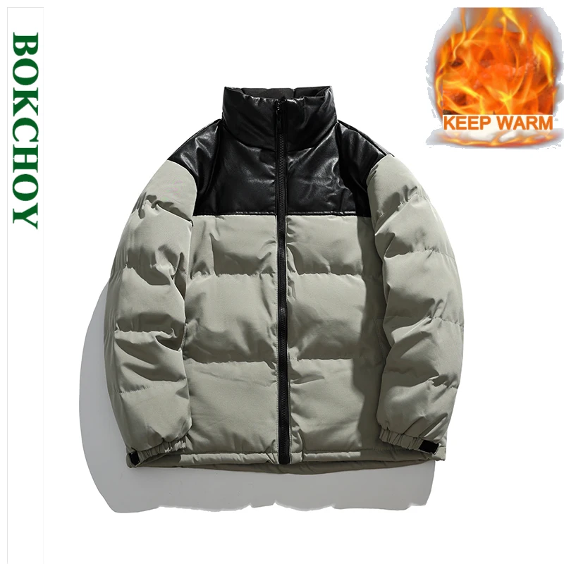 2024 Winter New Casual Loose Patchwork Jackets for Men Clothing Keep Warm Stand Collar Padded Coat JL361-2
2024 Winter New Casual Loose Patchwork Jackets for Men Clothing Keep Warm Stand Collar Padded Coat JL361-2