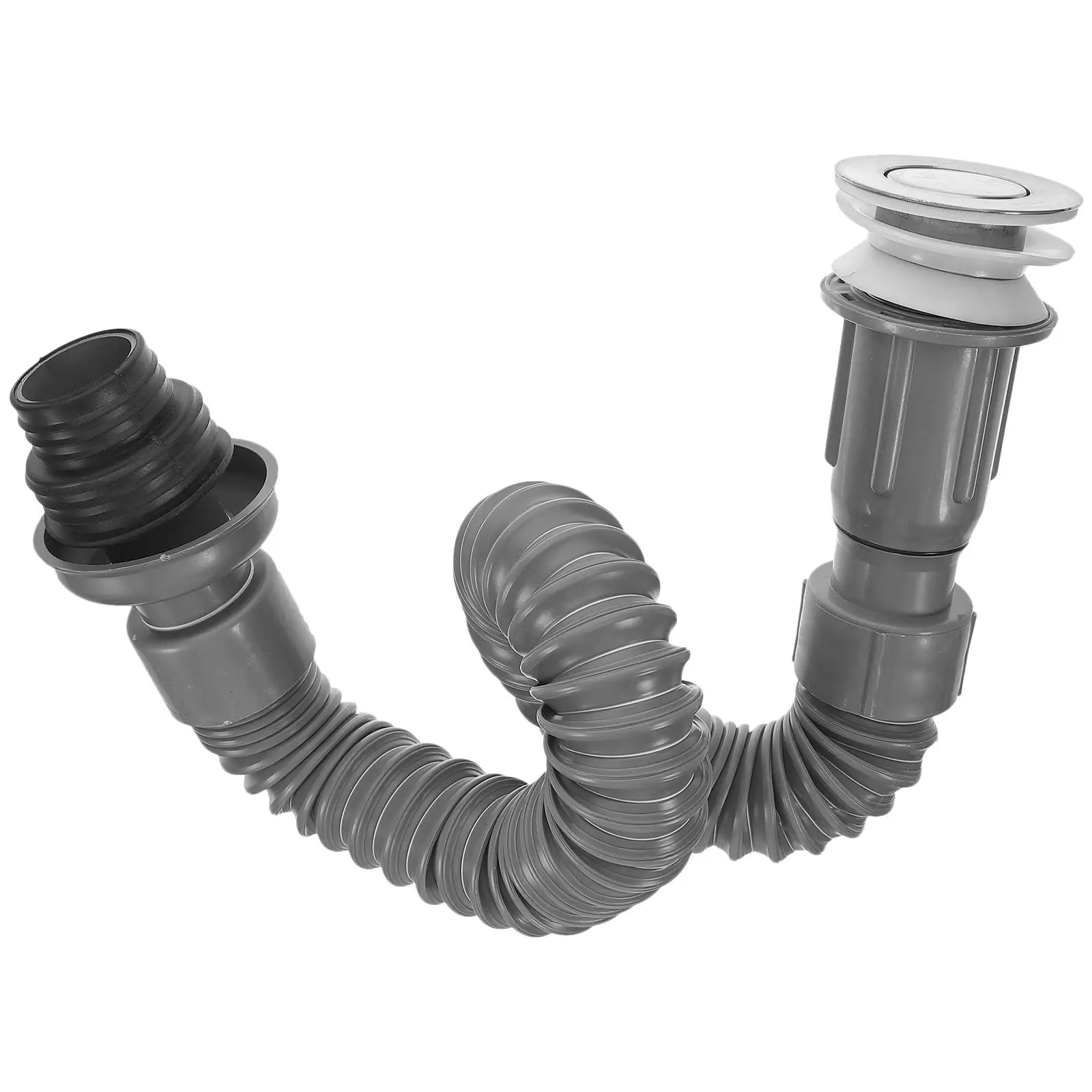 Flexible Sink Drain Pipe PVC Material Grey Color Classic Design Anti-Odor S-Pipe Curve Rubber Sleeves Moisture Prevention
Flexible Sink Drain Pipe PVC Material Grey Color Classic Design Anti-Odor S-Pipe Curve Rubber Sleeves Moisture Prevention