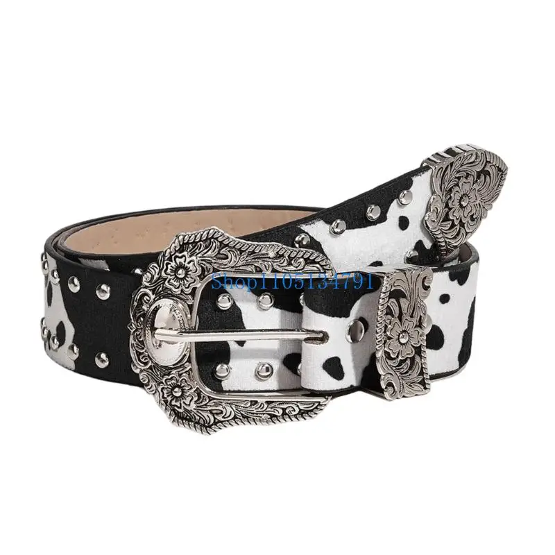 98km Women's Punk Waistband Adjustable Waist Belt For Jeans Stylish PU Leather Strap
98km Women's Punk Waistband Adjustable Waist Belt For Jeans Stylish PU Leather Strap
