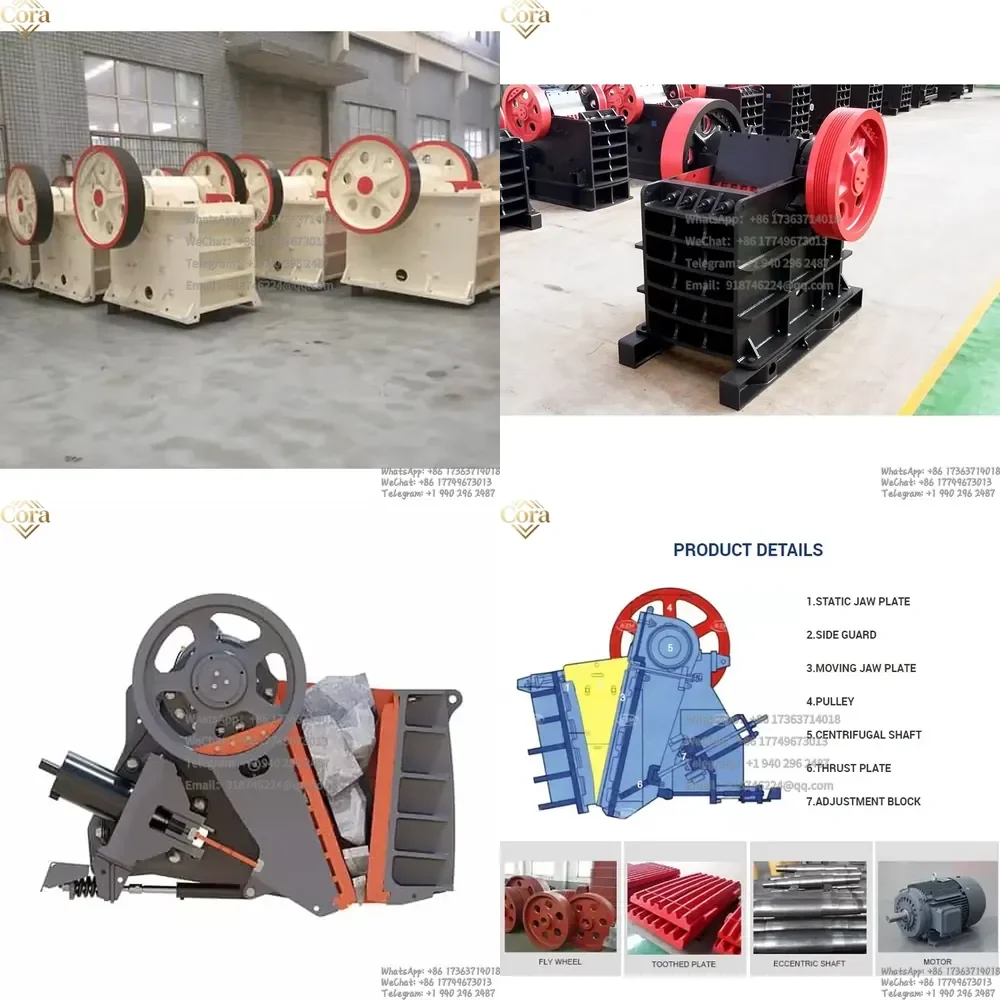 Portable Stone Jaw Crusher PE400x600 with Belt Conveyor and Feeder Mobile Rock Crushing Machine for Mining
Portable Stone Jaw Crusher PE400x600 with Belt Conveyor and Feeder Mobile Rock Crushing Machine for Mining