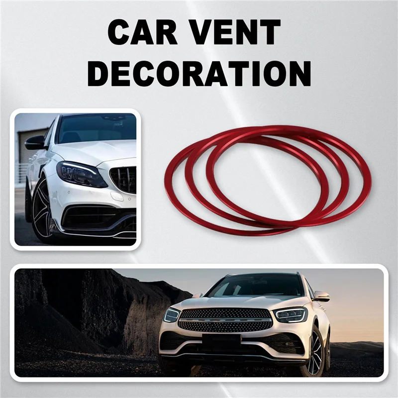AU34-7Pcs Red Exterior A/C Air Vent Outlet Ring Cover Trim For Mercedes Benz C Class 2015 W205 C180 C200 C250 C300 C400 & GLC 20
AU34-7Pcs Red Exterior A/C Air Vent Outlet Ring Cover Trim For Mercedes Benz C Class 2015 W205 C180 C200 C250 C300 C400 & GLC 20