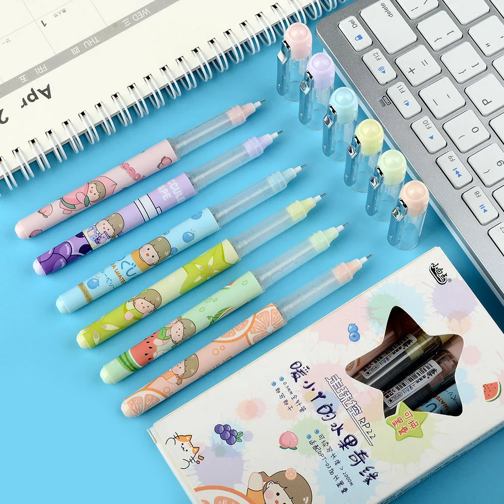 Creative cartoon liquid gel pen black ink 0.5mm ballpoint pen refillable cartridge school office writing supplies stationery
Creative cartoon liquid gel pen black ink 0.5mm ballpoint pen refillable cartridge school office writing supplies stationery