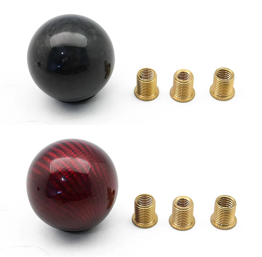 Universal 5 6 Speed Car Manual Gear Shift Knob Round Ball Shape Real Carbon Fiber Shifter Lever
Universal 5 6 Speed Car Manual Gear Shift Knob Round Ball Shape Real Carbon Fiber Shifter Lever