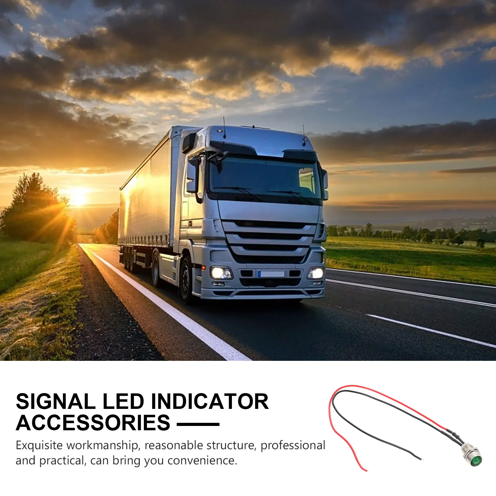 10pcs 8MM LED Indicator Light Lamp 12V Power Easy Install Wired Copper Car Truck Boat Instrument Anti Corrosion
10pcs 8MM LED Indicator Light Lamp 12V Power Easy Install Wired Copper Car Truck Boat Instrument Anti Corrosion