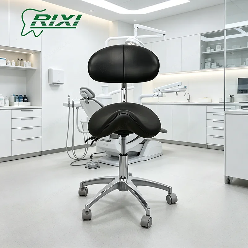 RIXI Dental Practitioner Saddle Chair Multiple functions dental saddle stool with back Dental Stool Adjustable Clinic Dentist
RIXI Dental Practitioner Saddle Chair Multiple functions dental saddle stool with back Dental Stool Adjustable Clinic Dentist