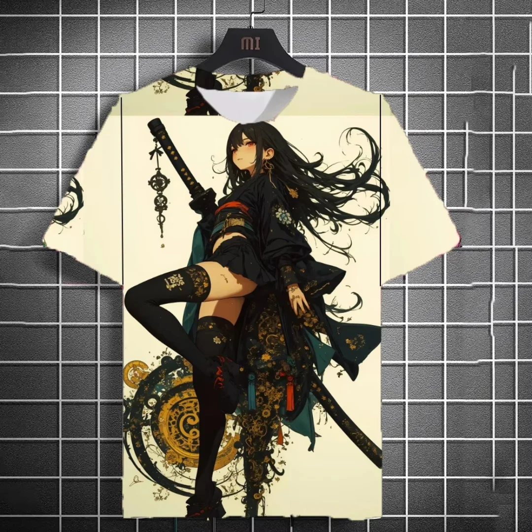 Футболка с рисунком для девочек в японском стиле, мужская футболка с 3D принтом для летнего отдыха, быстросохнущая мужская футболка, детская одежда, футболка Y2k
Футболка с рисунком для девочек в японском стиле, мужская футболка с 3D принтом для летнего отдыха, быстросохнущая мужская футболка, детская одежда, футболка Y2k