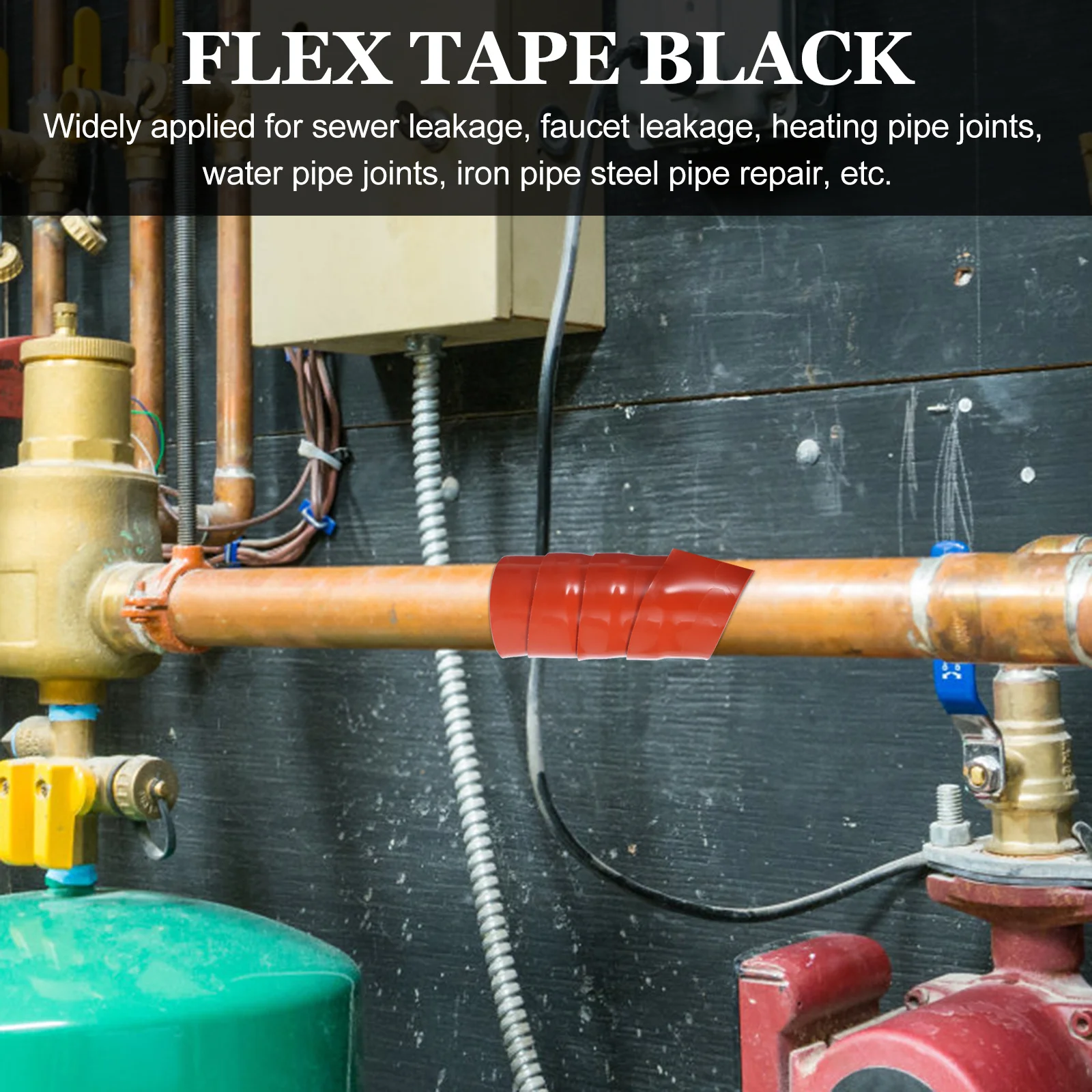 Waterproof Silicone Rubber Self-Adhesive For Pipe Leaks Sealing Tape Waterproof Repair Duct Tape Heavy Duty Outdoor Use
Waterproof Silicone Rubber Self-Adhesive For Pipe Leaks Sealing Tape Waterproof Repair Duct Tape Heavy Duty Outdoor Use