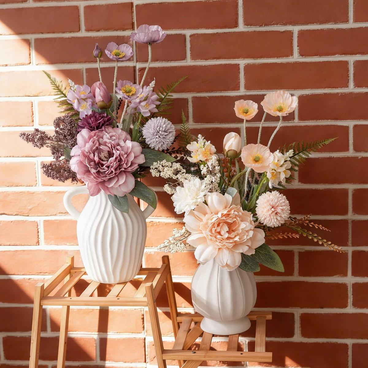 52cm Champagne Purple Artificial Peony Anemone Chrysanthemum Bouquet, Silk Fake Flower with Greenery, Home Wedding Centerpiece
52cm Champagne Purple Artificial Peony Anemone Chrysanthemum Bouquet, Silk Fake Flower with Greenery, Home Wedding Centerpiece