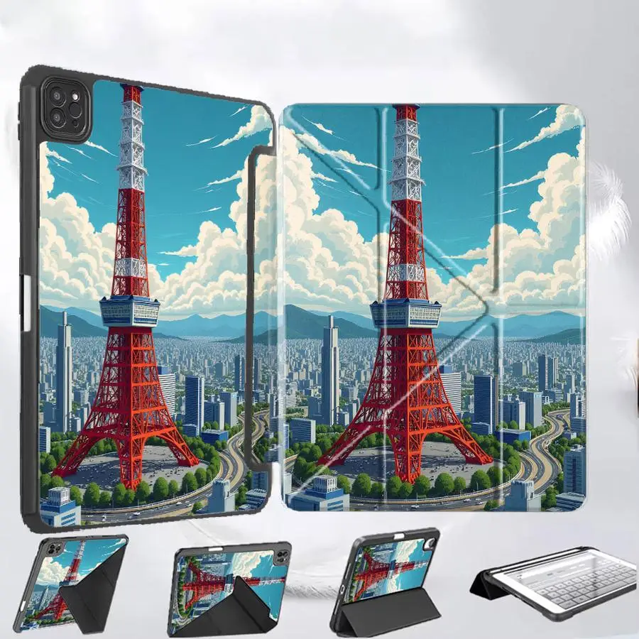 Чехол для планшета iPad Air 4 5 M3 M2 M4 11 дюймов, Pro 11-го, 10-го, 9-го, 8-го, 7-го поколений, 12.9 дюймов Pro 2025, Mini 6 7, с держателем, дизайн «Закат и Башня»
Чехол для планшета iPad Air 4 5 M3 M2 M4 11 дюймов, Pro 11-го, 10-го, 9-го, 8-го, 7-го поколений, 12.9 дюймов Pro 2025, Mini 6 7, с держателем, дизайн «Закат и Башня»