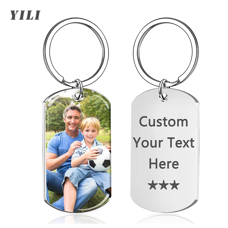 Custom Picture Keychain Personalized Double-sided Photo Keychain Customized Engraved Text Key Rings Gifts for Boyfriend Men Dad
Custom Picture Keychain Personalized Double-sided Photo Keychain Customized Engraved Text Key Rings Gifts for Boyfriend Men Dad