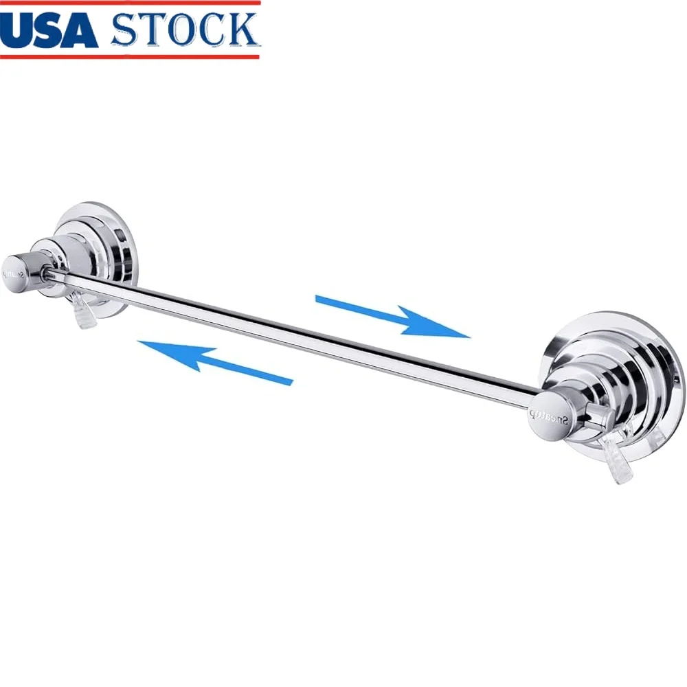 Suction Cup Towel Bar Extendable Stainless Steel Chrome Heavy Duty No Drilling Strong Suction Easy Install Wall Mount
Suction Cup Towel Bar Extendable Stainless Steel Chrome Heavy Duty No Drilling Strong Suction Easy Install Wall Mount
