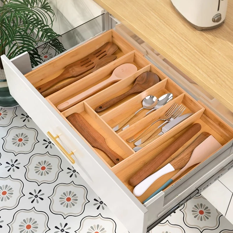 Expandable Cutlery Organizer Multi-Use Tray for Spoon/Knife Compartments Bathroom Countertop Organizing Box
Expandable Cutlery Organizer Multi-Use Tray for Spoon/Knife Compartments Bathroom Countertop Organizing Box