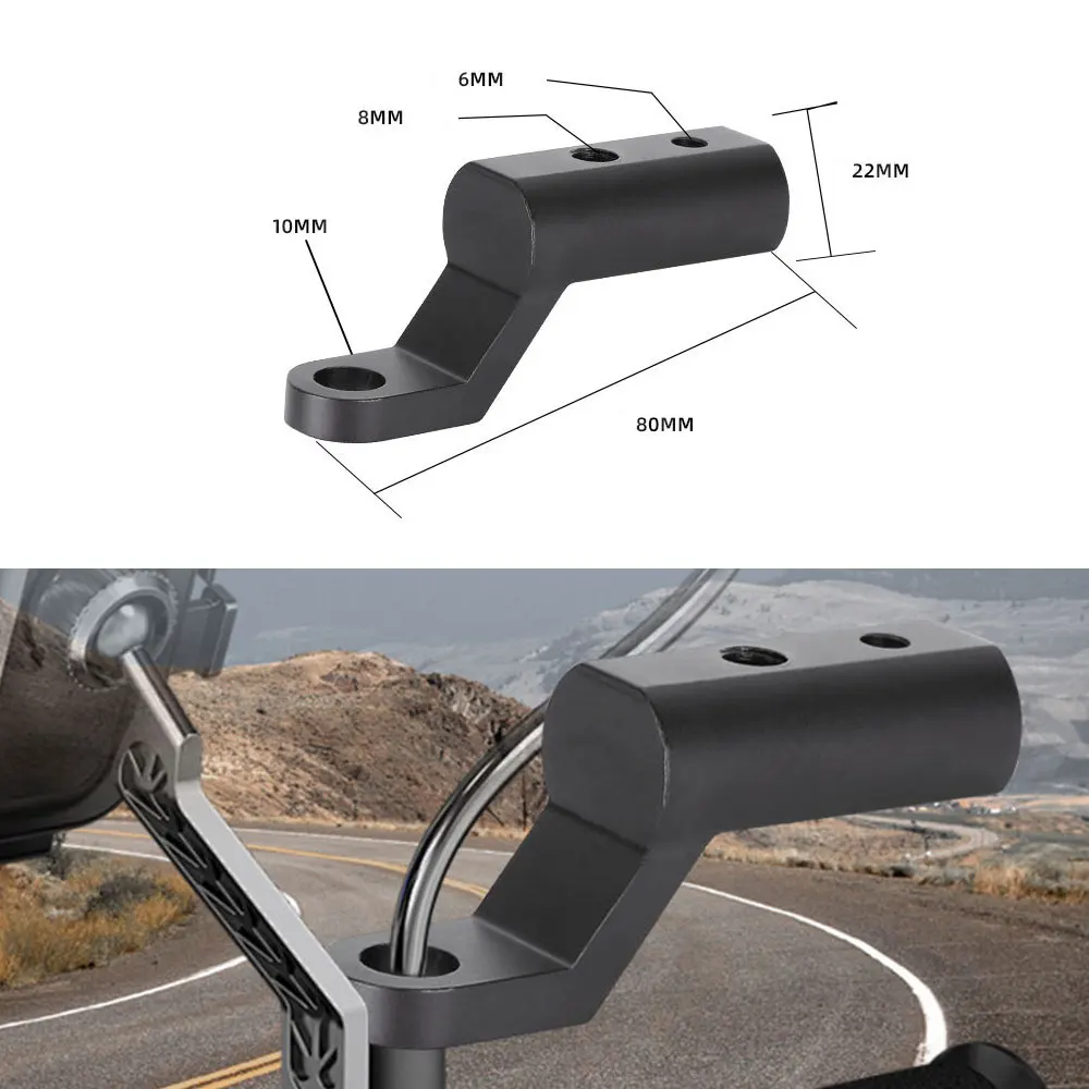 Aluminum Motorcycle Rearview Mirror Expander Bracket Universal Adapter Holder Extension Riser Motorbike Bike Fixing Spotlight
Aluminum Motorcycle Rearview Mirror Expander Bracket Universal Adapter Holder Extension Riser Motorbike Bike Fixing Spotlight