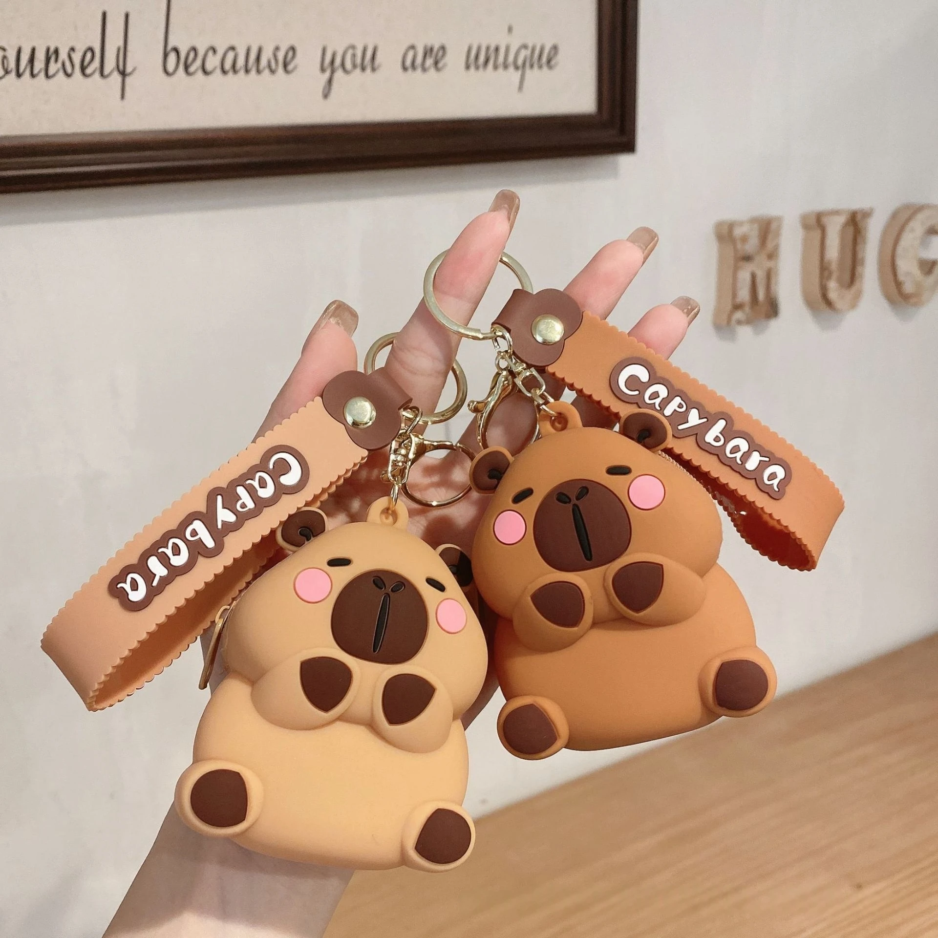 Cute Silicone Purse Practical Silicone Silicone Capybara Wallet Soft Capybara Keychain Purse For Key Organizer Backpack Bag
Cute Silicone Purse Practical Silicone Silicone Capybara Wallet Soft Capybara Keychain Purse For Key Organizer Backpack Bag