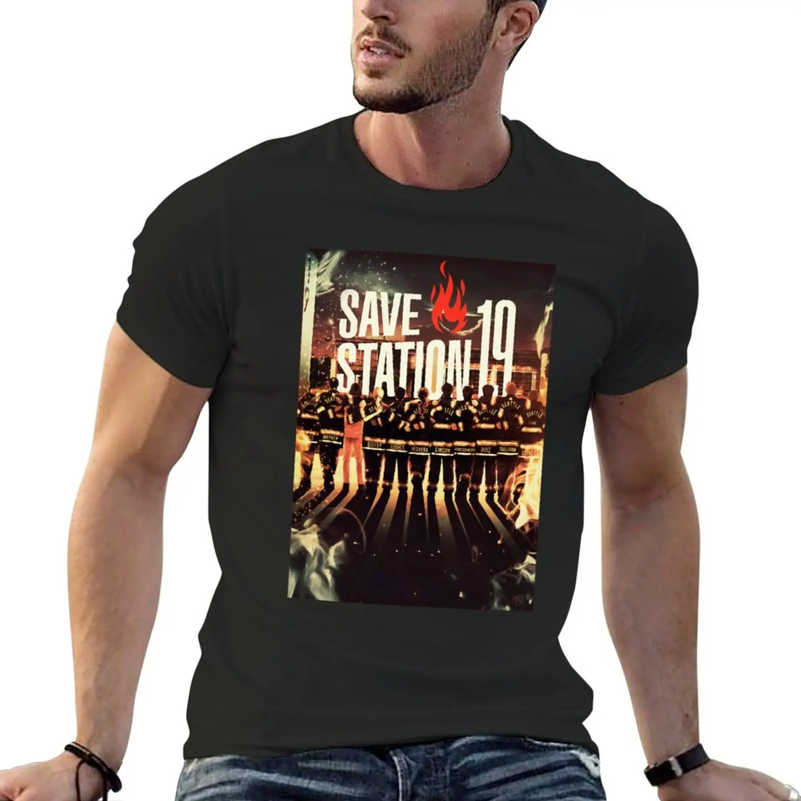 Save Station 19 Poster T-Shirt Short sleeve tee customs aesthetic clothes mens graphic t-shirts
Save Station 19 Poster T-Shirt Short sleeve tee customs aesthetic clothes mens graphic t-shirts