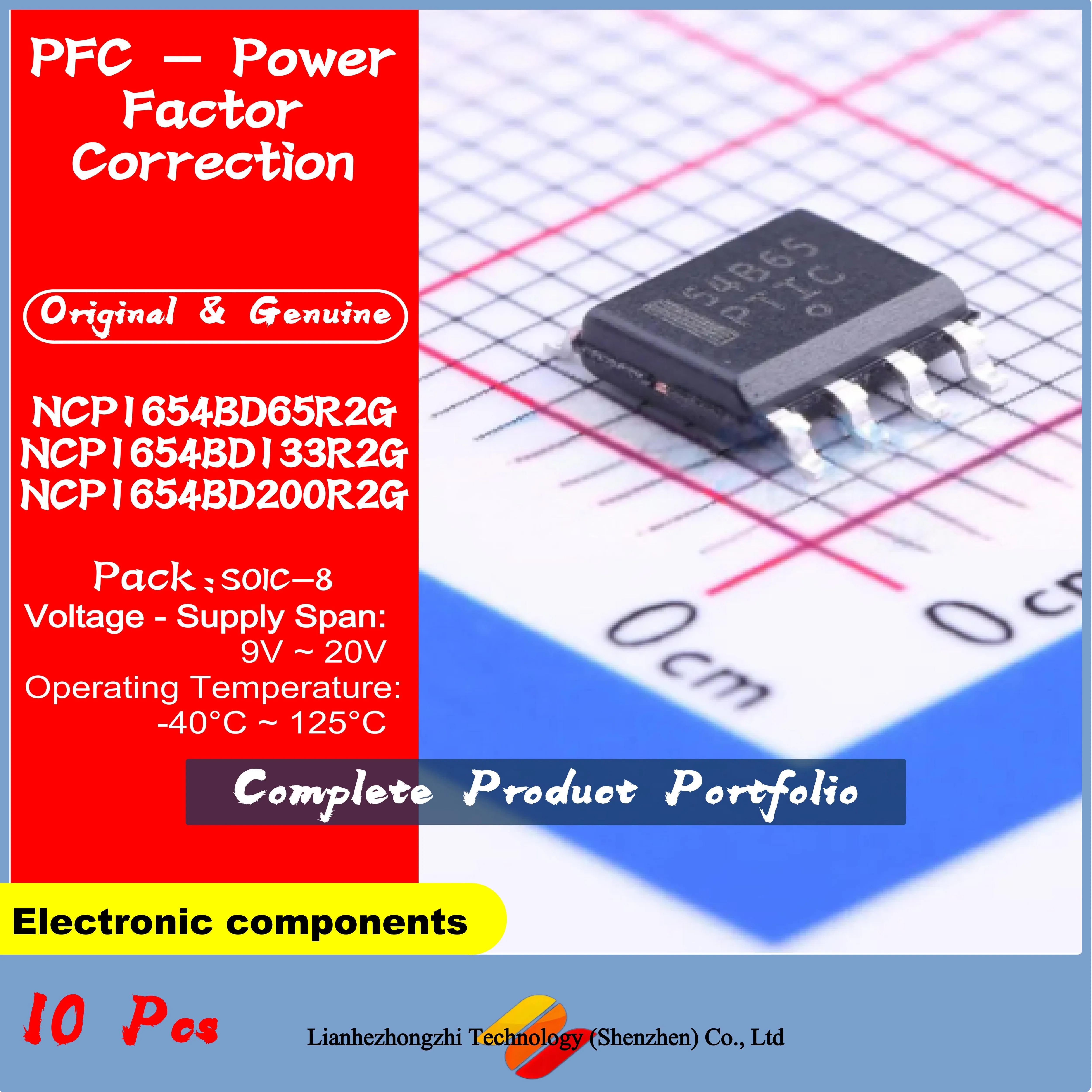 10Pcs LOT NCP1654BD65R2G NCP1654BD133R2G NCP1654BD200R2G SOIC-8 SOP-8 | PMIC - Power Management ICs chip SMD 100% NEW
10Pcs LOT NCP1654BD65R2G NCP1654BD133R2G NCP1654BD200R2G SOIC-8 SOP-8 | PMIC - Power Management ICs chip SMD 100% NEW