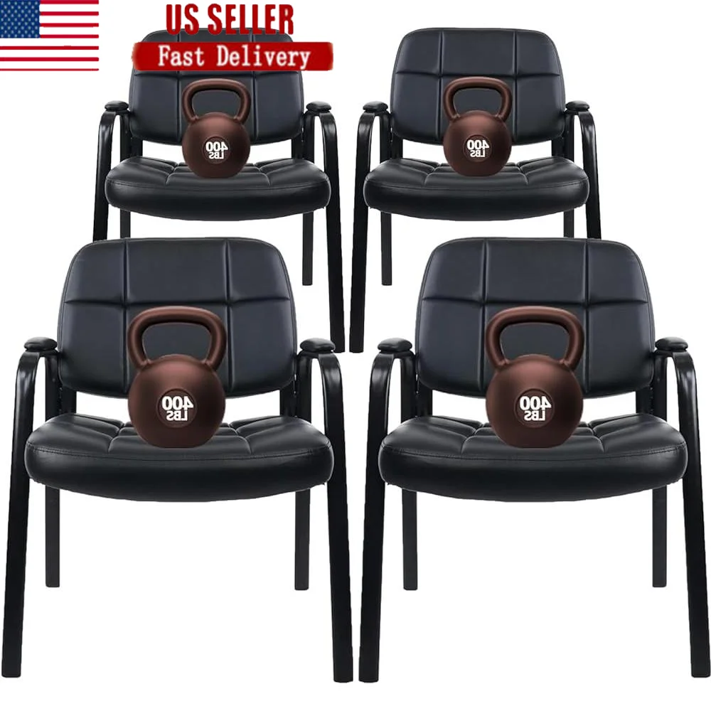 Classic Leather Office Desk Guest Chair Ergonomic Padded Armrests Conference Seating Sturdy Metal Frame Reception Furniture
Classic Leather Office Desk Guest Chair Ergonomic Padded Armrests Conference Seating Sturdy Metal Frame Reception Furniture
