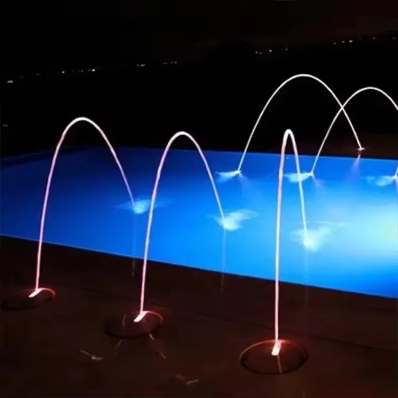 Modern Stainless Steel 304 Outdoor Water Feature Custom Factory Supply Colorful Jumping Laminar Jets Flow Water Fountain Nozzle
Modern Stainless Steel 304 Outdoor Water Feature Custom Factory Supply Colorful Jumping Laminar Jets Flow Water Fountain Nozzle