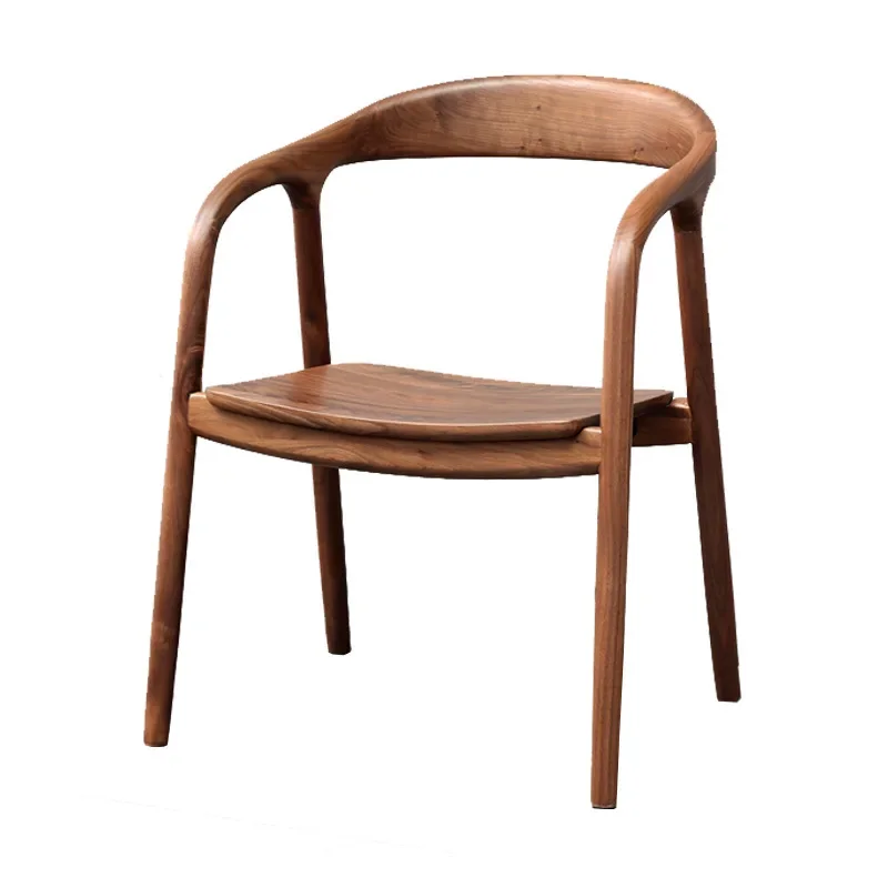 all-solid wood armrest dining chair simple Nordic log backrest household tenon and mortise Shumet chair
all-solid wood armrest dining chair simple Nordic log backrest household tenon and mortise Shumet chair