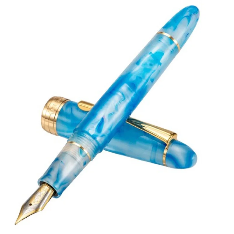 A+ Kaigelu 356 Fountain Pen EF/F/M Nib Golden Clip, Blue White Acrylic Gift Pen
A+ Kaigelu 356 Fountain Pen EF/F/M Nib Golden Clip, Blue White Acrylic Gift Pen