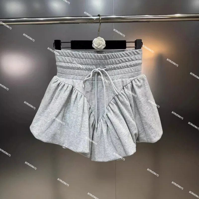 BORVEMAYS Summer New Stretch High Waist Drawstring Solid Color A-line Pleated Loose Skirts Women Loose WZ9073
BORVEMAYS Summer New Stretch High Waist Drawstring Solid Color A-line Pleated Loose Skirts Women Loose WZ9073